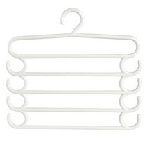 마켓감성 다기능 바지걸이, 화이트, 1개