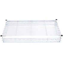 코랙코리아 산업용 메탈 랙 450 x 1200 2p + 각 파이프 1200 2p, 크롬(실버)