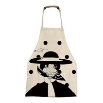 아울리빙 고양이그림 키친 앞치마, D, 1개