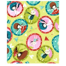 퀼팅트레져스 코리쿠미 메달리온 패브릭원단, 옐로우 그린