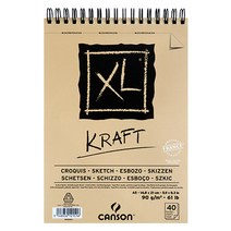 캔손 XL Kraft 스케치북, A5, 40매, 1개