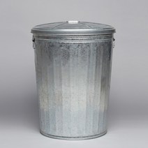 엠디자인 양철 휴지통