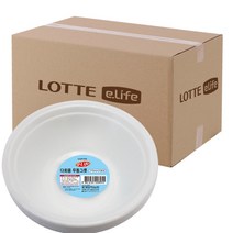 롯데이라이프 다회용 우동그릇 215mm, 10개입, 40개