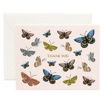 라이플페이퍼 MONARCH THANK YOU 카드 + 봉투, 혼합 색상, 1세트