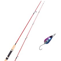 원다 레드 엡실론 루어낚싯대 502L + 다미끼크라프트 메탈지그 앤 피카 스푼 A 3.5g, 008 RAINBOW