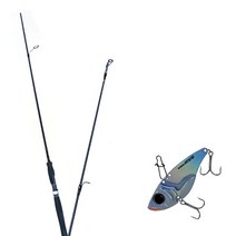 원다 하나린 루어 낚싯대 662ML + 다미끼 볼트 55 메탈지그 스푼 루어 15g 274H WS CRYSTAL, 1세트