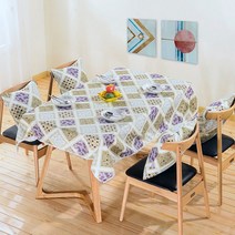 아울리빙 북유럽 스타일 테이블보, H, 130 x 170 cm