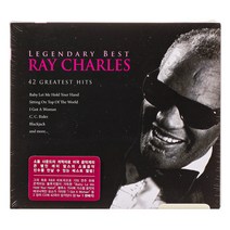 RAY CHARLES - LEGENDARY BEST : 42 GREATEST HITS, 2CD