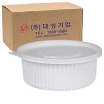 쿡앤락 성형 감자탕 중 2.7L 백색 세트, 100개입, 1개