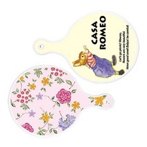 로엠디자인 서빙 원형 도마 보드 2p 카사로메오 세트, 카사로메오, 로맨틱레드floral연분홍색, 1세트
