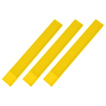 블럭마트 주방 드라잉매트 식기 컵 건조매트 60 x 8 x 1 cm, 옐로우, 3개입