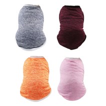 아리코 DrMini 고양이 & 강아지 모던 코튼 얇은 조끼티 4p, 랜덤 발송