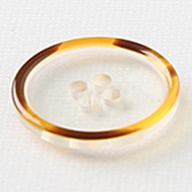 HR빅버튼 보라카이 단추 21mm, 브라운, 8개입