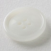 HR빅버튼 마니 단추 21mm, 화이트, 8개입