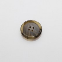 HR빅버튼 디젤무광 단추 25mm, 카키, 12개입