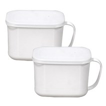 센스2030 핸디 캐니스터 밀폐용기 화이트, 800ml, 2개입