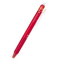 파이롯트 유성펜 노크식 프릭션 0.5mm, red, 1개