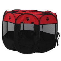 레드퍼피 반려동물 코너 텐트, 다크블랙