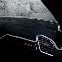 블루코드 펠트 논슬립 대쉬보드커버 메탈로고 블랙+멜란지, 아반떼AD