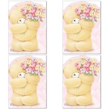 홀마크 곰돌이 편지지 세트 편선지 4p + 봉투 2p, KLT1511, 1세트