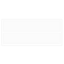 어바인클래스 미니쿠퍼 데칼 두줄라인 스티커, 백색, 1개