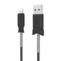 HOCO X24 APPLE 8PIN 고속충전 데이터 케이블, BLACK, 1개