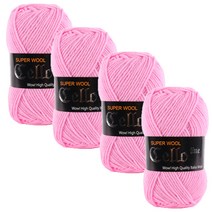 마마니트 첼로 뜨개실 4p, 902 핑크, 4개