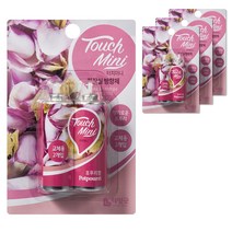 리빙굿 터치미니 화장실 방향제 리필 향기로운 포푸리 13ml x 2p, 4ea