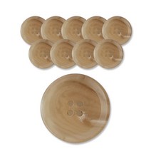 패션포인트 덴마크단추 25mm, LBG, 10개입