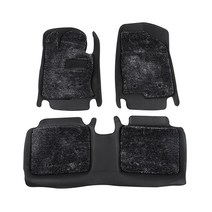 네임드컴퍼니 Origin 6D 가죽입체 샤기 차량용카매트 NA018 블랙, 쉐보레, 올란도 2011~2018