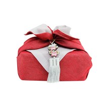 해피툴 모시청홍 겹보자기 홍보자기 + 노리개(랜덤발송), 1개