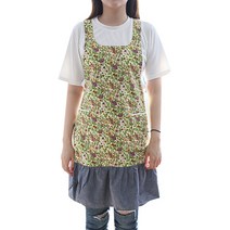 새온Stor 크리스탈 앞치마, 옐로우, 1개