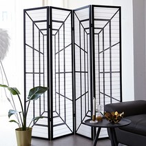 베스트리빙 하운드 4단 파티션, 블랙