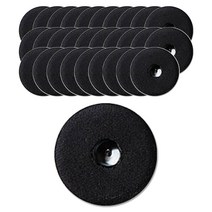 패션포인트 싸개스냅단추 28mm, 블랙, 100개입