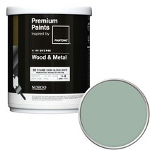 노루페인트 팬톤 우드앤메탈 페인트 반광 1L, 15-5706 Frosty Green