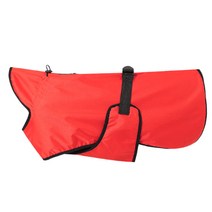 댕댕이주식회사 반려동물 의류 바람막이, 레드