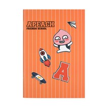 아이콘스 카카오프렌즈 스쿨 DIY PU노트, 어피치, 1개
