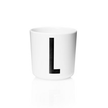 디자인레터스 멜라민 알파벳 컵, L, 1개