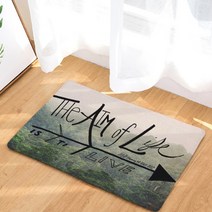 슈퍼식스 레터링 새긴 이미지 바닥 매트, 19