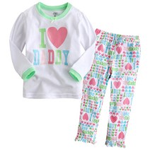 엠케이 아동용 I Love Daddy 실내복 상하복세트