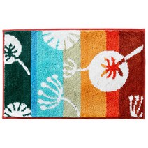 햇살 모던 심플 가정용 홈 발매트, 민들레빨강