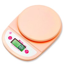 오펠 1kg 0.1g단위 주방저울 OF-3004B, 베이비핑크