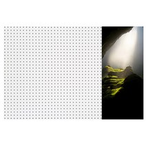 앤비커머스 인테리어타공판 동굴속에빛내림 우WHITE, 1개