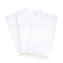 퍼니메이드 헬로 아이엠 노트패드 V2 A5 3p, 50매