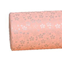 헬로우닝닝 종이 롤포장지 벚꽃 53cm x 10m, 핑크, 1개