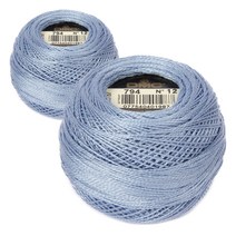 DMC 자수실 펄코튼 12사이즈, 2개입, 794번