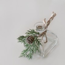 블루밍앤미 윈터 아무르 유리병 캔들홀더, 혼합 색상