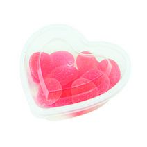 도나앤데코 PP내열 하트소스컵 120ml 9.8 x 9.5 x 3 cm + 뚜껑, 1개, 50세트