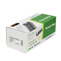 카피어랜드 플라스틱 제본링 50p, 25mm, 네이비