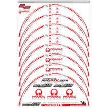 스텝원 모토스티커 Q2 휠스티커, 프라막, 1세트